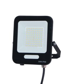 ΠΡΟΒΟΛΕΑΣ LED SMD 50W ΜΑΥΡΟΣ IP66 6500K PLUS