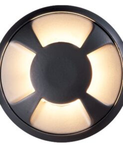 ΦΩΤΙΣΤΙΚΟ ΔΑΠΕΔΟΥ ΕΞΩΤΕΡΙΚΟ 4F LED 3W IP65 12V Φ68X24mm ΜΑΥΡΟ PRO ARTE ILLUMINA