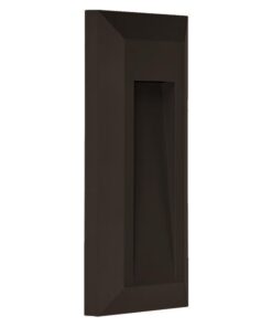ΑΠΛΙΚΑ ΤΟΙΧΟΥ LED SLIM 1W IP65 220-240V 3000K 80X200X27mm ΜΑΥΡΟ PRO ARTE ILLUMINA