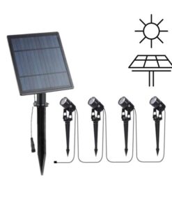 ΣΠΟΤ ΚΗΠΟΥ ΜΕ ΗΛΙΑΚΟ PANEL ΚΑΡΦΩΤΟ 4 ΤΕΜΑΧΙΩΝ 1,5W, 240LM 4000K IP44 ARTE ILLUMINA