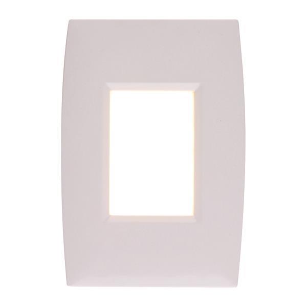 ΑΠΛΙΚΑ ΤΟΙΧΟΥ ΧΩΝΕΥΤΗ (ΓΥΨΟΣΑΝΙΔΑ) SLIM LED 2W 83X123X35 3000K IP65 ΛΕΥΚΗ PLUS ARTE ILLUMINA