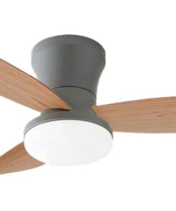 it-Lighting AURORA Ανεμιστήρας Οροφής με LED 20W, DC Μοτέρ & Smart App - Γκρι/Ξύλο (102001030)
