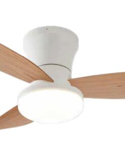 it-Lighting AURORA Ανεμιστήρας Οροφής με LED 20W, DC Μοτέρ & Smart App - Λευκό/Ξύλο (102001010)