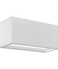 ΑΠΛΙΚΑ ΤΟΙΧΟΥ 2XΕ27 250X110X10 IP54 ΛΕΥΚΗ  UP DOWN ARTE ILLUMINA AMIGO