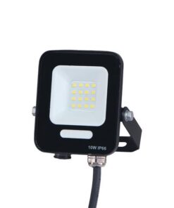 ΠΡΟΒΟΛΕΑΣ LED SMD 10W ΜΑΥΡΟΣ IP66 3000K PLUS