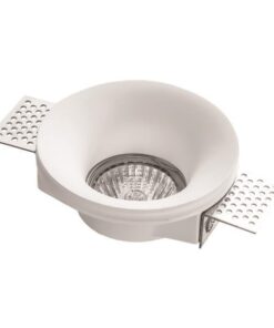 ΣΠΟΤ ΓΥΨΙΝΟ ΜΟΝΟ ΣΤΡΟΓΓΥΛΟ 1XGU10 Φ100x40mm