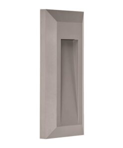 ΑΠΛΙΚΑ ΤΟΙΧΟΥ LED SLIM 1W IP65 220-240V 3000K 80X200X27mm ΓΚΡΙ PRO ARTE ILLUMINA