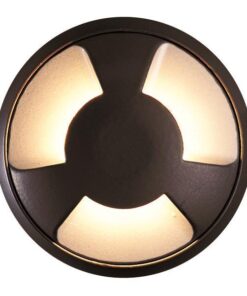 ΦΩΤΙΣΤΙΚΟ ΔΑΠΕΔΟΥ ΕΞΩΤΕΡΙΚΟ 3F LED 3W IP65 12V Φ68X24mm ΜΑΥΡΟ PRO ARTE ILLUMINA