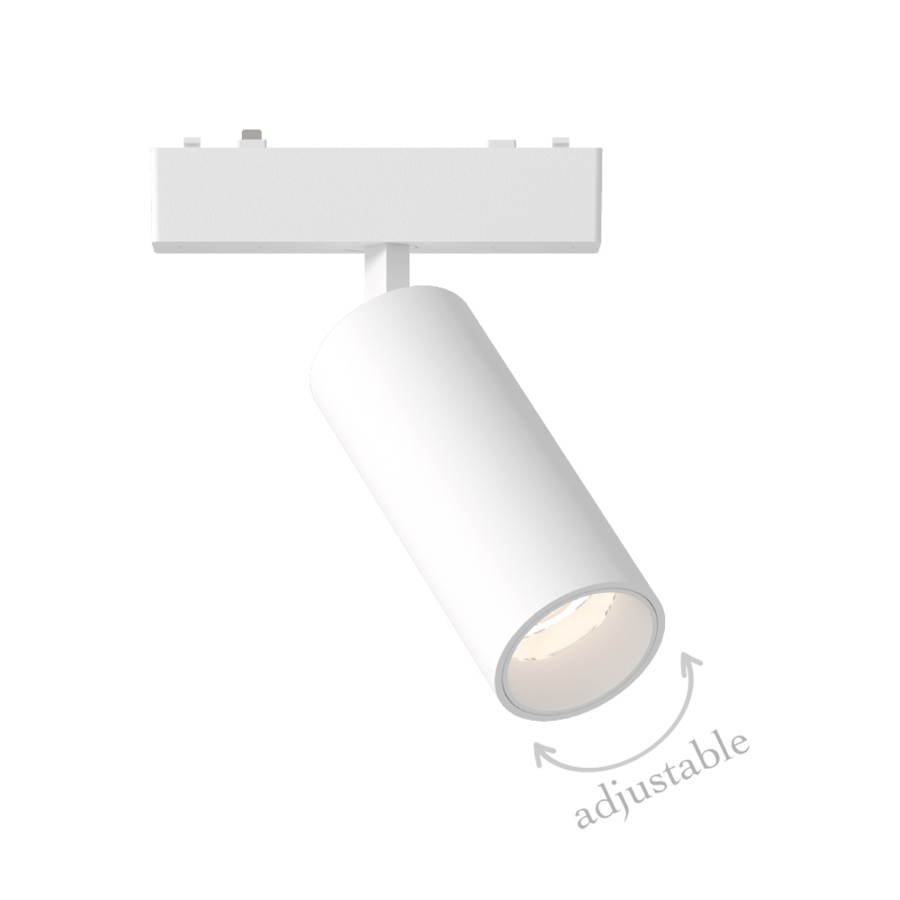 InLight Φωτιστικό LED 9W 3CCT για Ultra-Thin μαγνητική ράγα σε λευκή απόχρωση (by tuya and zigbee) D:16cmX4,5cm (T05105-WH) - Image 2