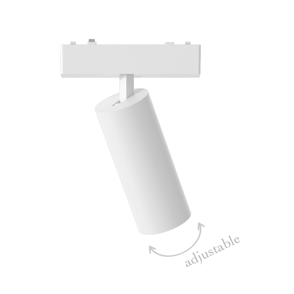 InLight Φωτιστικό LED 9W 3CCT για Ultra-Thin μαγνητική ράγα σε λευκή απόχρωση (by tuya and zigbee) D:16cmX4,5cm (T05105-WH) - Image 3