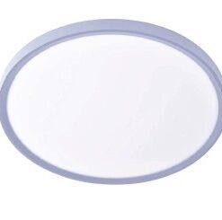 Inlight Πλαφονιέρα οροφής LED 60W 3CCT (by switch on base) σε ασημί απόχρωση D:75x2,5cm (42036-AA-Silver)